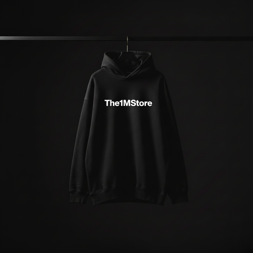 The1MStore Smaller Text Hoodie
